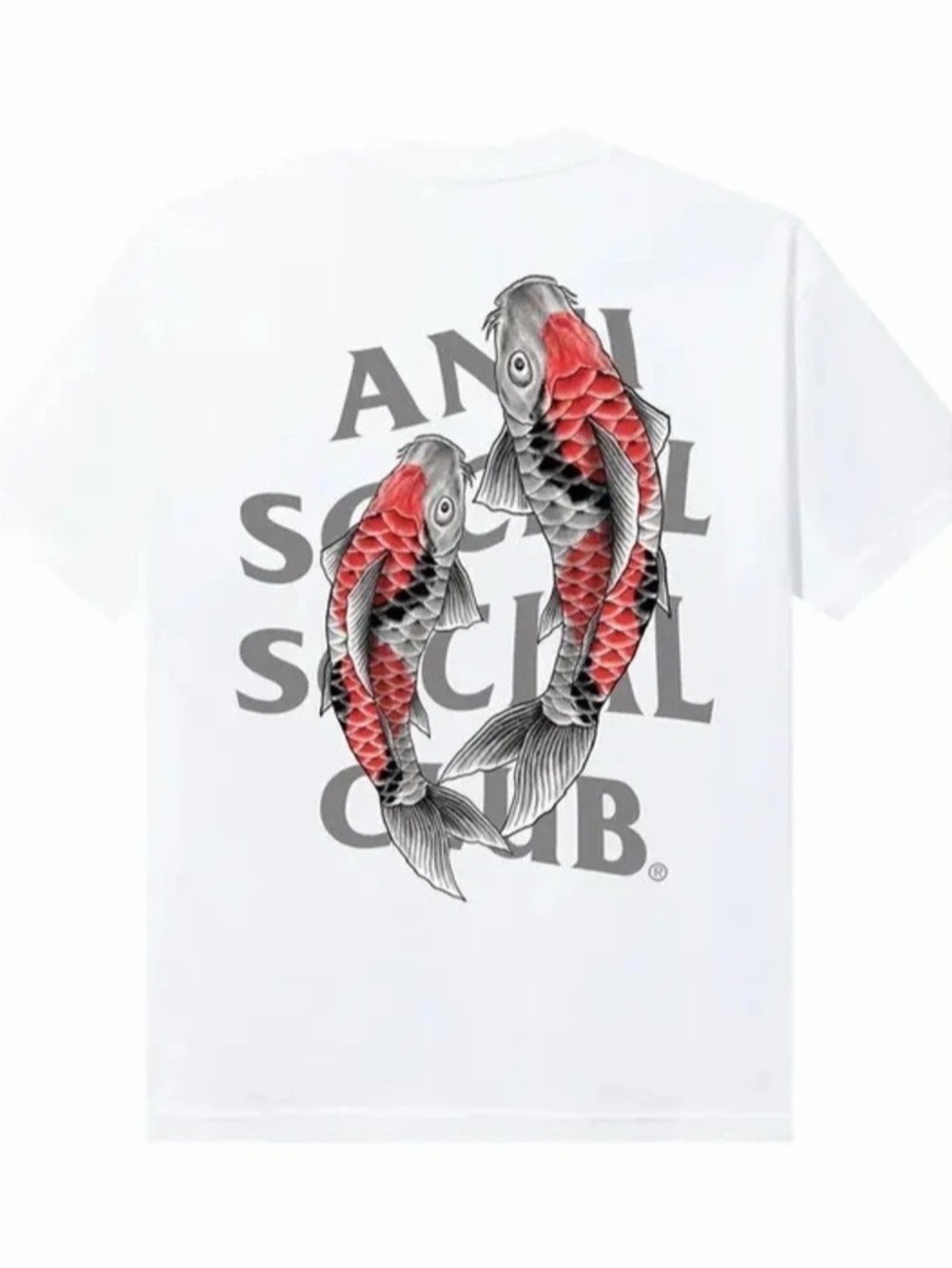 Anti Social Social Club Koi Tee White Short Sleeve Tee Medium
